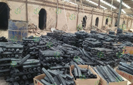 Finished Charcoal Briquettes