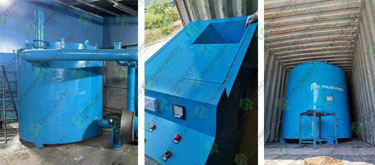 Empty Fruit Bunch (EFB) Charcoal Briquette Machine and Carbonization furnace Delivery
