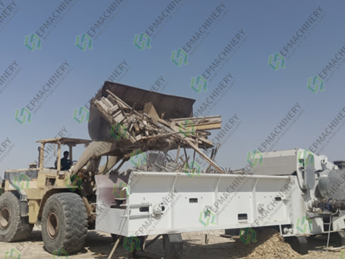 1TPH charcoal briquette machine for sale has finished installation and trail in Doha