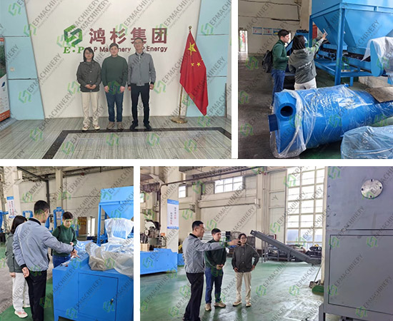 Welcome Customer from Russia Come to Visit E.P MACHINEY