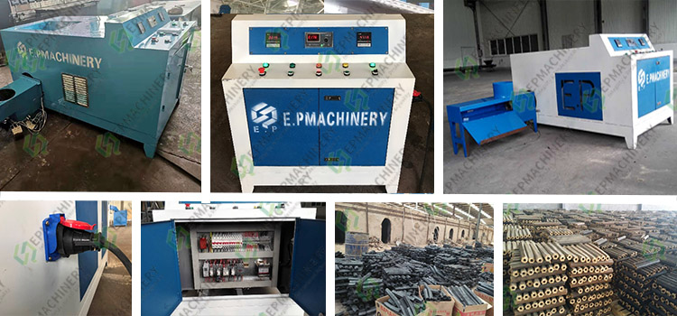 Screw Biomass briquette & Carbonizing machine for Sale