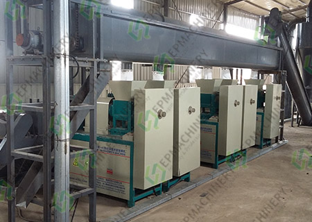 Ghana Empty Fruit Bunch (EFB) Charcoal Briquetting Machine