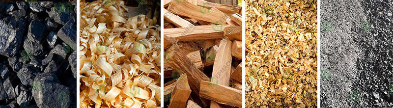 charcoal briquettes raw materials